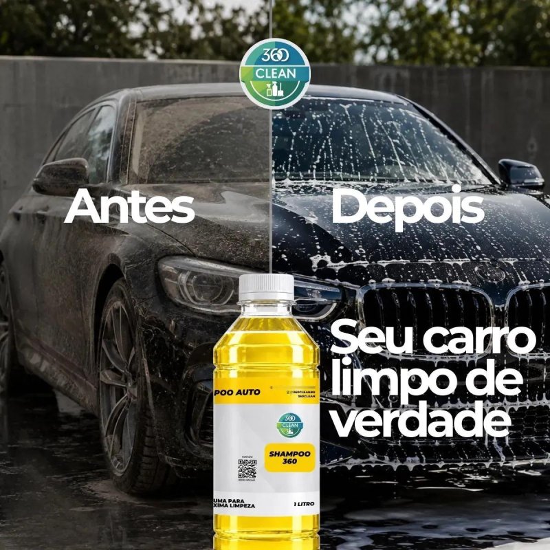 Shampoo 360 Clean - Shampoo Automotivo 1l