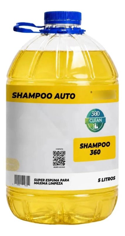 Shampoo 360 Clean - Shampoo Automotivo 5l Galao Transparente