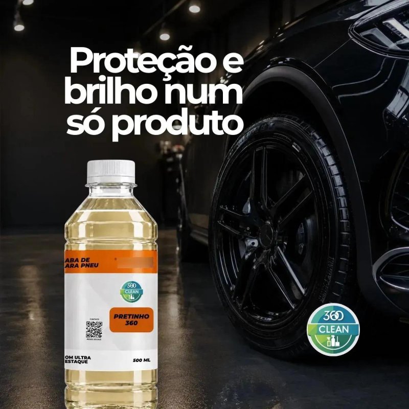 Pretinho 360 500ml - Pneu Baba De Camelo Pretinho Top