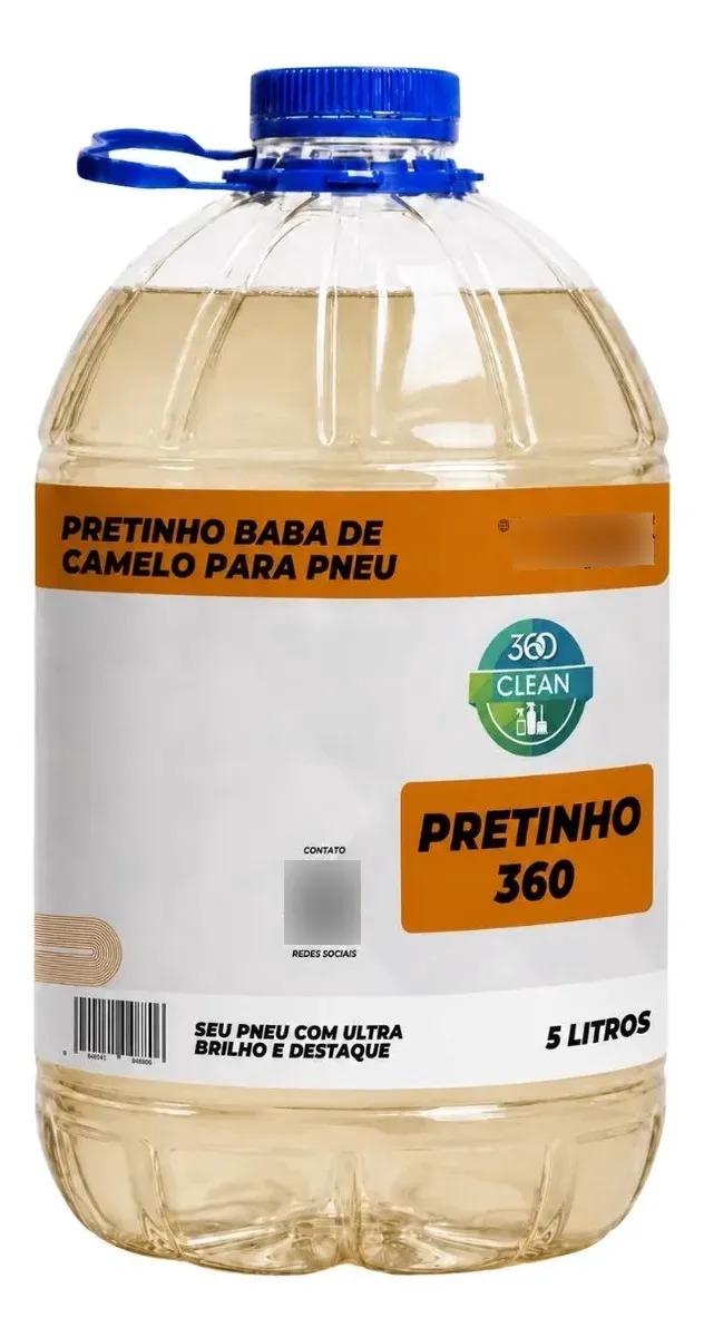 Pretinho 360 5l Galao Transp - Pneu Baba De Camelo Pretinho