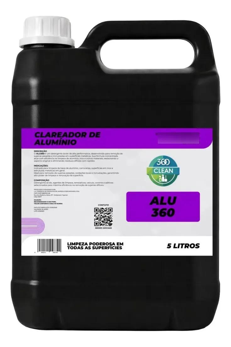 Alu 360 Clean Clareador De Aluminio Gp 5l