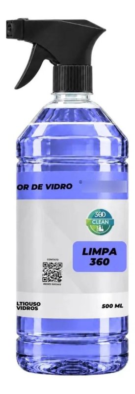 Limpa Vidros 360 Clean Eficiente E Top 500ml