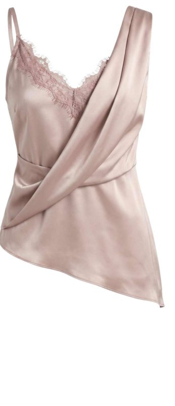 Blusa Cetim com Renda