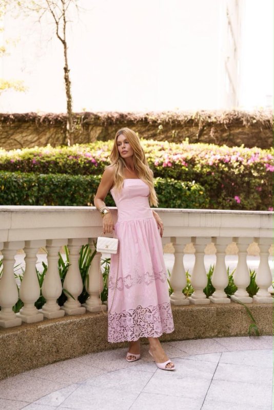 Vestido Bordado Flores