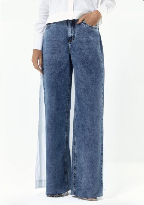 Calça Jeans Reta