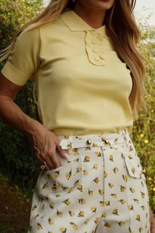 Polo Tricot Meia Manga