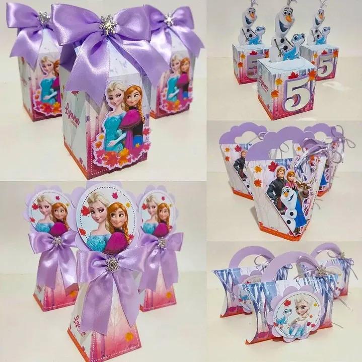 Kit Personalizado 10 Caixinhas Festa Aniversário Frozen 4