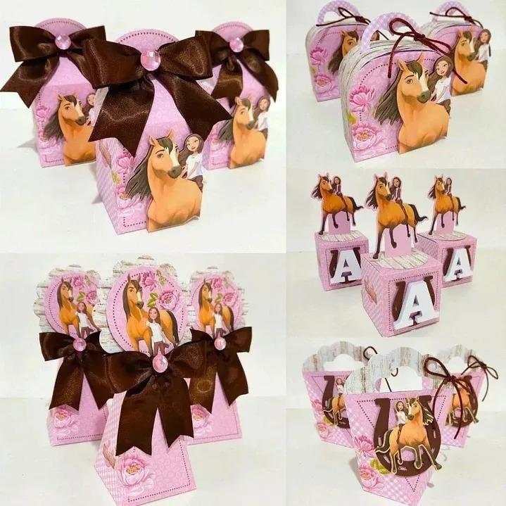 Kit Personalizado 10 Caixinhas Aniversário Spirit Country