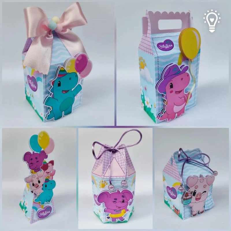 Kit Personalizado 10caixinha Aniversário Baby Tube Festa