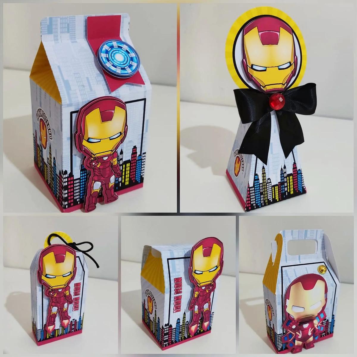 Kitpersonalizado 10caixinhas Festa Aniversário Homem D Ferro