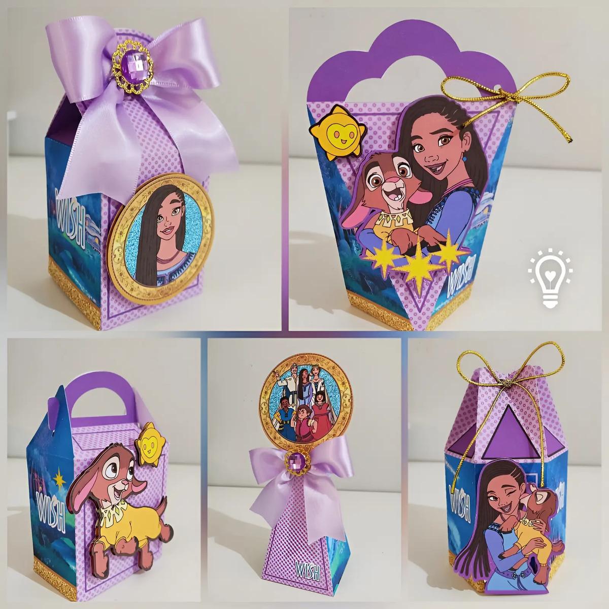 Kit Personalizado 10 Caixinhas Festa Aniversário Menina Wish