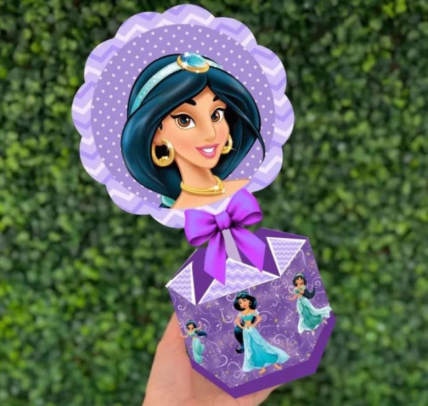 Kit Personalizado 10 Centro De Mesa Aniversário Jasmine