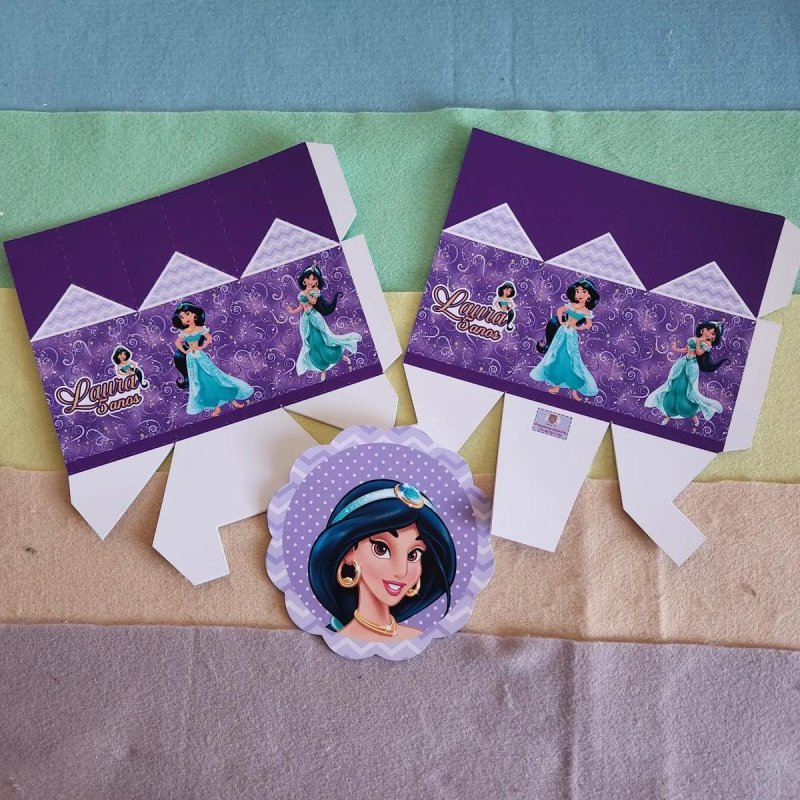 Kit Personalizado 10 Centro De Mesa Aniversário Jasmine