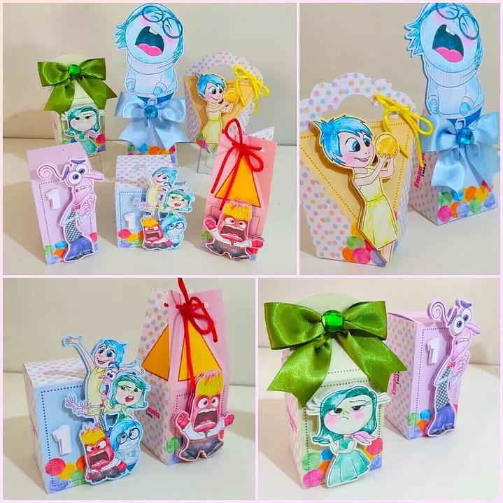 Kit Personalizado 10 Caixinhas Aniversário Divertidamente 2