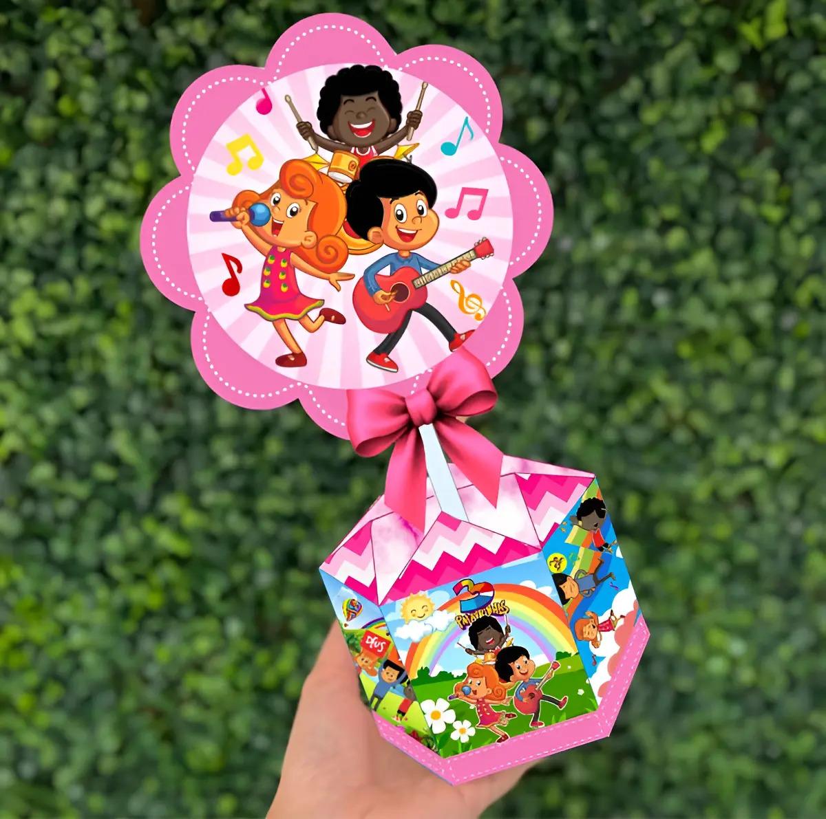 Kit Personalizado 10 Centro Mesa Aniversário 3 Palavrinhas 4