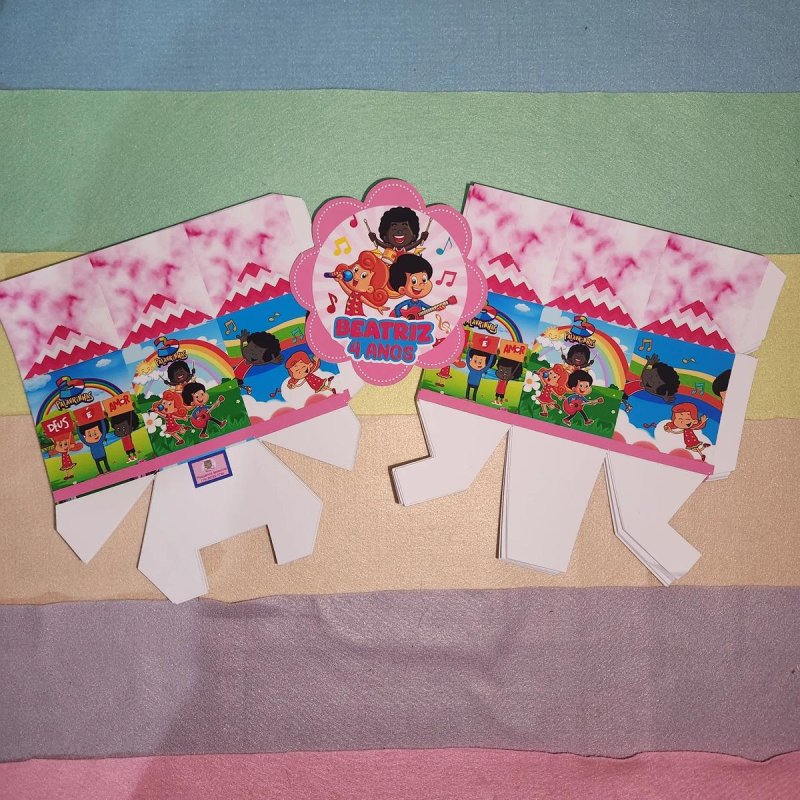 Kit Personalizado 10 Centro Mesa Aniversário 3 Palavrinhas 4