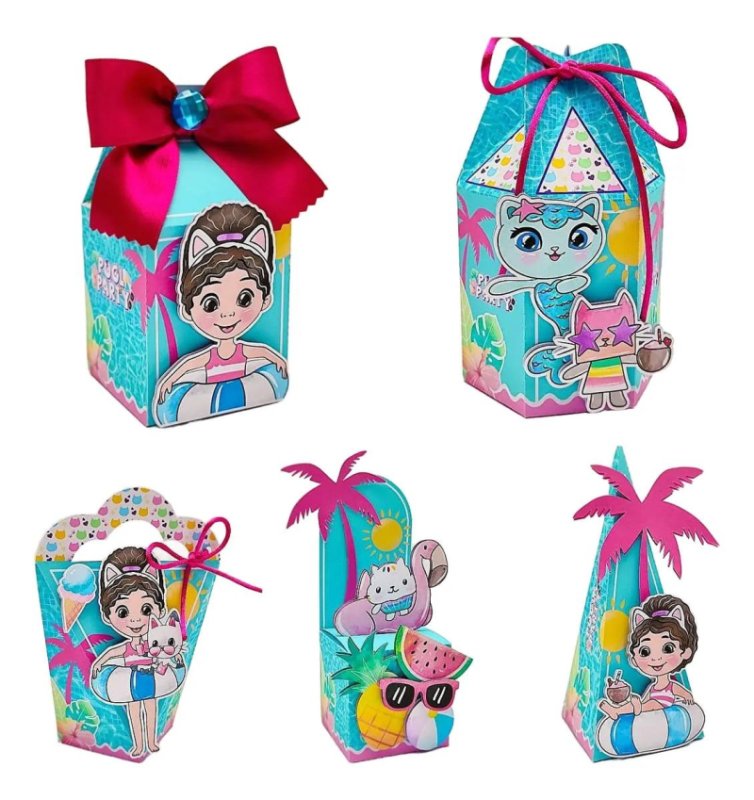 Kit Personalizado 10caixinha Aniversário Casa Mágica Da Gaby
